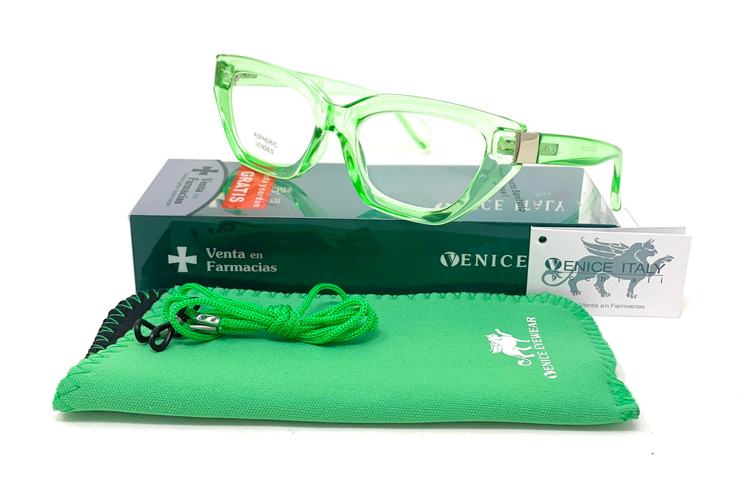 CAMILLE Green Reading Glasses